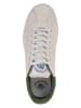 Lacoste Leren sneakers crème/groen