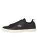 Lacoste Leder-Sneakers in Schwarz