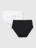 Benetton 2-delige set: slips zwart/wit