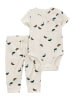 carter's 2-delige outfit crème
