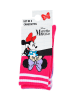 Disney Minnie Mouse Socken "Minnie" in Pink/ Weiß