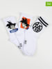 Dragon Ball 3er-Set: Socken "Dragonball Z" in Weiß