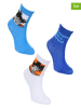 Dragon Ball Z 3er-Set: Socken "Dragon Ball Super" in Bunt/ Blau/ Weiß