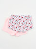Hello Kitty 2-delige set: hipsters "Hello Kitty" wit/lichtroze