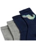 JAKO-O 2er-Set: Socken in Grau/ Dunkelblau