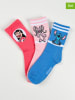 Lilo & Stitch 3-delige set: sokken "Lilo & Stitch" rood/lichtroze/blauw