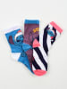 Lilo & Stitch 3er-Set: Socken "Lilo & Stitch" in Bunt