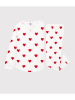 PETIT BATEAU Pyjama in Weiß/ Rot