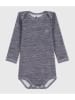 PETIT BATEAU Body w kolorze antracytowym