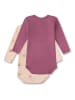 Sanetta 2-delige set: rompers paars/beige