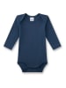 Sanetta 2-delige set: rompers donkerblauw/wit