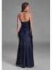 SWING Paillettenkleid in Dunkelblau