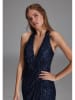 SWING Paillettenjurk donkerblauw