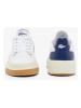 Lacoste Skórzane sneakersy w kolorze biało-granatowo-białym