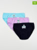 Lilo & Stitch 3er-Set: Slips: "Lilo & Stitch" in Hellblau/ Lila/ Schwarz