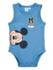 Disney Mickey Mouse 2er-Set: Bodys "Mickey" in Hellblau/ Weiß