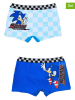 Sonic 2er-Set: Boxershorts "Sonic" in Blau/ Bunt