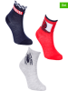 Spiderman 3er-Set: Socken "Spiderman" in Grau/ Dunkelblau/ Rot