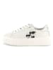 Karl Lagerfeld Kids Leren sneakers crème