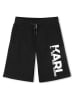 Karl Lagerfeld Kids Sweat bermuda zwart