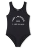 Karl Lagerfeld Kids Badeanzug in Schwarz