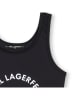 Karl Lagerfeld Kids Badeanzug in Schwarz