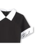 Karl Lagerfeld Kids Sukienka w kolorze czarno-białym