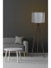 Opviq Staande lamp lichtgrijs/bruin - (H)145 cm