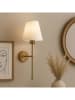 Opviq Wandlamp crème/goudkleurig - (H)50 x Ø 13 cm