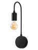 Opviq Wandleuchte in Schwarz - (B)14 x (H)38 cm