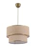 Opviq Hanglamp beige/goudkleurig - (H)70 x Ø 30 cm