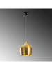 Opviq Hängeleuchte in Gold - (H)124 x Ø 22 cm