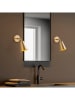 Opviq Wandlamp goudkleurig - (B)10 x (H)21 cm