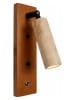 Opviq Wandleuchte in Beige/ Hellbraun - (H)22 cm