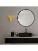 Opviq Wandleuchte "Kus-Nuw" in Gold - (B)34 x (H)34 cm