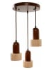 Opviq Hängeleuchte in Beige/ Braun - (B)30 x (H)154 cm
