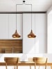 Opviq Hanglamp "Muba" koperkleurig - (B)95 x (D)141 cm