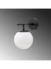 Opviq Wandlamp zwart - (B)24 x (H)24 cm x Ø 15
