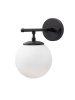 Opviq Wandlamp zwart - (B)24 x (H)24 cm x Ø 15