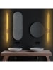 Opviq Ledwandlamp goudkleurig - (L)91 cm