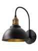 Opviq Wandleuchte in Schwarz - (B)27 x (H)36 cm