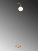 ABERTO DESIGN Staande lamp goudkleurig - (H)146 x Ø 27 cm
