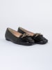 JOLANA & FENENA Leder-Slipper in Schwarz