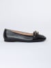 JOLANA & FENENA Leder-Slipper in Schwarz