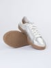 JOLANA & FENENA Leren sneakers zilverkleurig