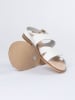 JOLANA & FENENA Leren sandalen wit