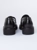 JOLANA & FENENA Leren mocassins zwart