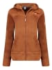 Canadian Peak Fleecejacke "Upaloodeak" in Hellbraun