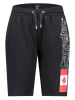 Canadian Peak Bermudy dresowe "Pogoeak" w kolorze czarnym