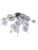 näve Plafonnière "Explosion" zilverkleurig - Ø 57 cm